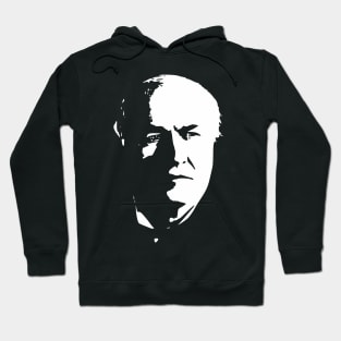 Thomas Edison Minimalistic Pop Art Hoodie